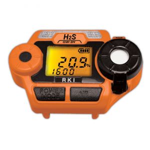 RKI Instruments Gaswatch 2, Model GW2H Single Gas Personal Monitor, 0 - 100 PPM H2S with Watch Band - 73-0041RK