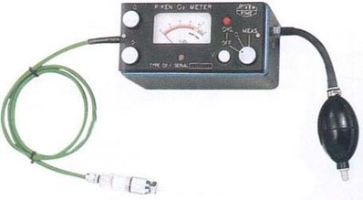 RKI Instruments OX-1C Sample Draw Analog Oxygen Monitor 0 - 25% Vol. Oxygen (O2) - 72-0015RK