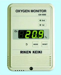RKI Instruments OX-500 Controller and Detector for Oxygen (OX), 0-25% - 72-1002RK