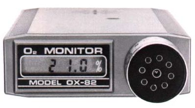 RKI Instruments OX-82, 0-25% Personal Oxygen (O2) Detector - 72-0045RK