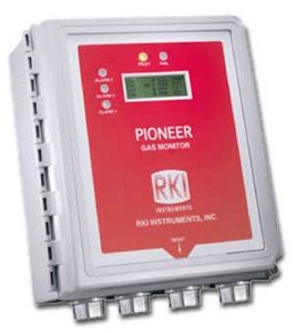 RKI Instruments Pioneer 4W, Four Channel Wall Mount Controller in NEMA-4X Housing - 72-2040RK
