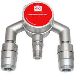 RKI Instruments Multi-sensor, Direct Connection for IR LEL (CH4)/O2/H2S with J-Box, UL Version - 65-2482RK-01