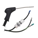 Sauermann Flexible flue gas sampling probe, 180mm (7") probe length with 2m (6') dual hose, rated to 800C (1470F) max - 27936