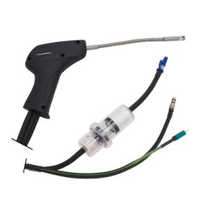 Sauermann Flexible flue gas sampling probe, 180mm (7") probe length with 2m (6') dual hose, rated to 800C (1470F) max - 27936