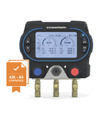 Sauermann Si-RM350 manifold 2-way (no probe), hard plastic case, batteries and adjusting certificate - 28138