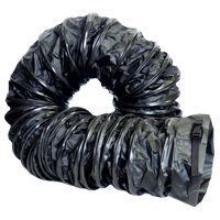 Schaefer 12"x25' Static Conductive Duct with Plastic Buckle Cinch Strap - AM-DPC1225