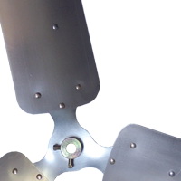 Schaefer 24" Aluminum Square Fan Blade - AFB-243SQ