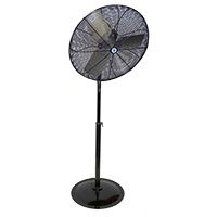 Schaefer 20" Black Fan with Pedestal Stand - 20PFR-B