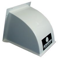 Schaefer 12" Fiberglass Weatherhood with Mounting Flange - FH-1200