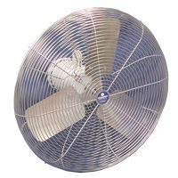 Schaefer 20" Washdown Duty Fan, Epoxy Coated Motor, Stainless Steel OSHA Guards, Stainless Steel Blade - 20CFO-EWDS