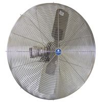 Schaefer 30" Washdown Duty Fan, 1/2 Hp Stainless Steel Motor, Stainless Steel OSHA Guards and Stainless Steel Blade - 30CFO-SWDS-Q