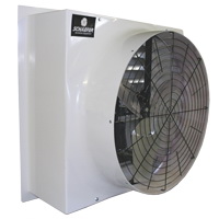 Schaefer 52" Fiberglass Belt Drive Exhaust Fan, 3-Wing Galvanized Blade, 1 Hp - FFM523G1