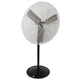 Schaefer 36" White Fan with Pedestal Stand - 36PFR