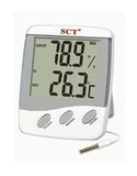 ScichemTech SCT-THYG-PEN-3 Jumbo Dual Display Thermo Hygrometer - SCT-108.001.23