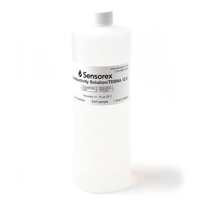 Sensorex Conductivity Solution, 6956ppm/12,500uS, 1 Gal. - TDSNA12.5/G