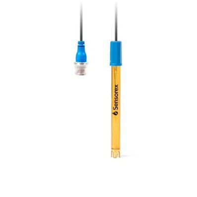 Sensorex pH Electrode, double-junction, epoxy body, 12 mm dia, 150 mm L 10ft Cable - S200CD/10/BNC