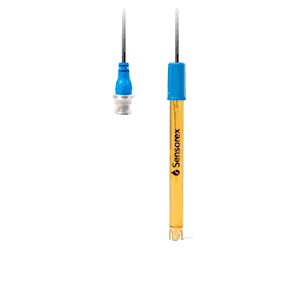 Sensorex pH Electrode, double-junction, epoxy body, 12 mm dia, 150 mm L 10ft Cable - S200CD/10/BNC