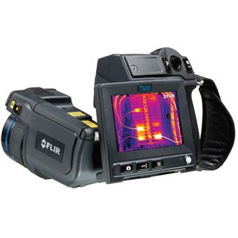 FLIR T600 IR Camera 480 x 360 Resolution / 30Hz with Standard 25° Lens and Optional 15° Lens (15°, f=41.3mm) with Case - 55903-1007