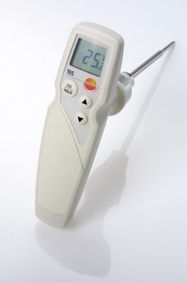 Testo 105 T-handle Thermometer with Frozen Food Tip - 0563 1054