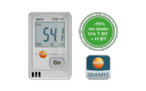 Testo 174H BT (white) mini temperature data logger, including wall bracket, batteries and test report - 0572 1743 01