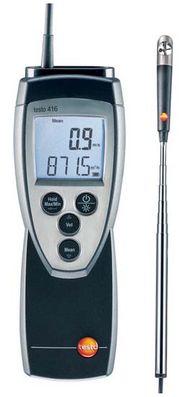 Testo 416 Mini Vane Anemometer (0.63" Dia. Head) - 0560 4160
