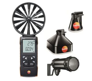 Testo 417 Kit 2 - Vane Anemometer with Measurement Funnels and Flow Straightener - 0563 2417 Testo 417 Kit 2 - Vane Anemometer with Measurement Funnels and Flow Straightener - 0563 2417