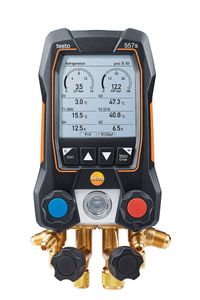 Testo 557s Smart Vacuum Kit - Smart Digital Manifold with Wireless Vacuum and Clamp Temperature Probes - 0564 5571 01