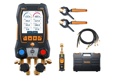 Testo 558s Digital Manifold Kit with hoses - 0564 5583 01
