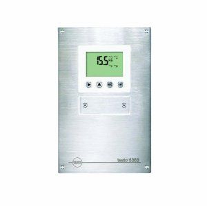 Testo 6383 Differential Pressure Panel Transmitter with optional T/RH - standard panel housing metal