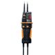 Testo 750-3 Voltage, Continuity, Phase Sequence Tester with GFCI Test, 3 Digit LCD, & Flashlight - 0590 7503
