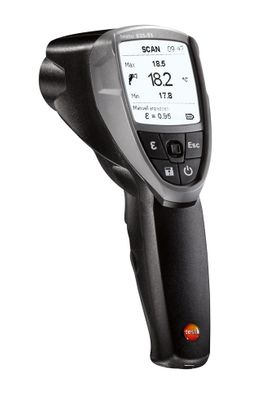 Testo 835-T1 Standard IR Thermometer, 4-point laser sighting, data logging & external probe input - 0560 8351 Testo 835-T1 Standard IR Thermometer, 4-point laser sighting, data logging & external probe input - 0560 8351