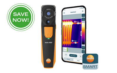 Testo 860i - Wireless thermal imager for smartphones - 0560 0860 01