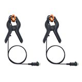Testo Clamp Temperature Probe Kit (fixed cable, NTC) - For measurements on pipes ( 6-35 mm) - 0613 5507
