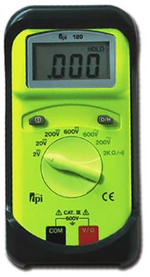 TPI 120 Compact, Manual Ranging, Basic DCV 0.5% Accuracy DMM