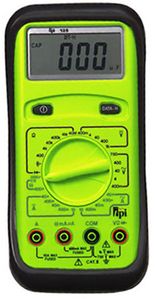 TPI 135 Manual Ranging DMM with Capacitance, 40uA Range, with Boot, Test Leads, and Manual