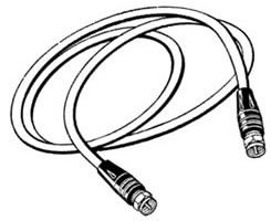 TPI 3 Foot Black F Male to F Male - F6-3B