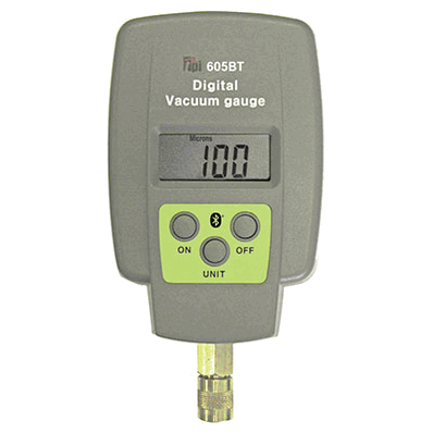 TPI 605BT Digital Vacuum Guage (0 to 12,000 microns) with Blue-Tooth