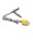 TPI General Purpose Caged Air Probe with Rack Clip and Armored Cable - GK18M