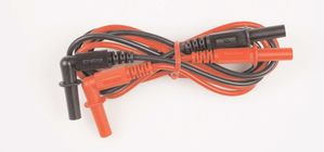 TPI Modular Silicone Test Lead Set (Right Angle Fixed Shroud to Straight Fixed Shroud) - A082