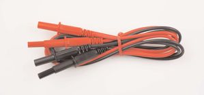 TPI Modular Silicone Test Lead Set (Straigh Fixed Shroud Plug to Straight Shutter Plug) - A087