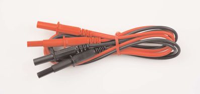 TPI Modular Silicone Test Lead Set (Straigh Fixed Shroud Plug to Straight Shutter Plug) - A087