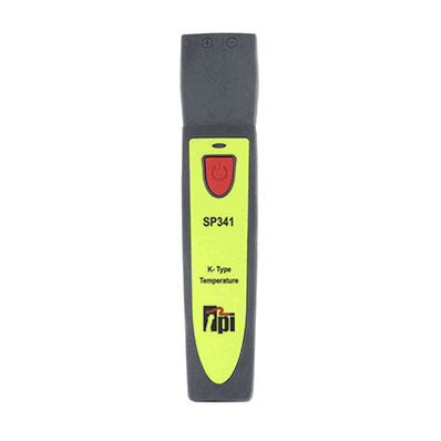 TPI SP341 Smart Single Temperature Meter with Pouch and FK13M Probe, -40 to 1562 F - SP341C1