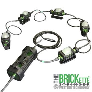 Western Technology 2106A Stringer 5 Head Brickette, 20' Spaced Lightheads, 20' 1st Head to Non-EP Power Box, 6' Pig Choose Handles Seperately - 2106A-S5