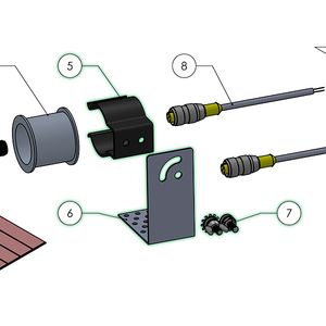 Western Technology 3500LED Replacement Stanchion Mount and Screws - 3500 Mount Kit Western Technology 3500LED Replacement Stanchion Mount and Screws - 3500 Mount Kit