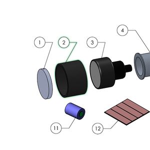 Western Technology 3510LED Helmet Light Replacement Lens Retention Sleeve - 3510-63052810 Western Technology 3510LED Helmet Light Replacement Lens Retention Sleeve - 3510-63052810