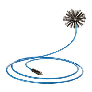 Wohler Rotary Viper 15m Long Stainless Steel Connector with M10 Thread 1 Brush Head Perlon 18cm - 4880 Wohler Rotary Viper 15m Long Stainless Steel Connector with M10 Thread 1 Brush Head Perlon 18cm - 4880