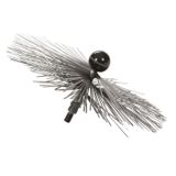 Wohler Threaded Brush - SS Flat 10" - 18425