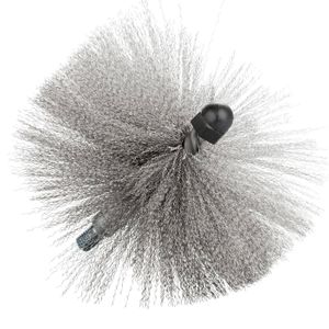 Wohler Threaded Brush STST Bristle 6" - 19115