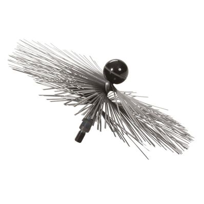 Wohler Threaded Brush STST Flatwire 10" - 18525