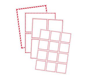 GHS Workplace Laser Labels, Red Border, 12up (2.83 x 2.75) - GHS1281LP